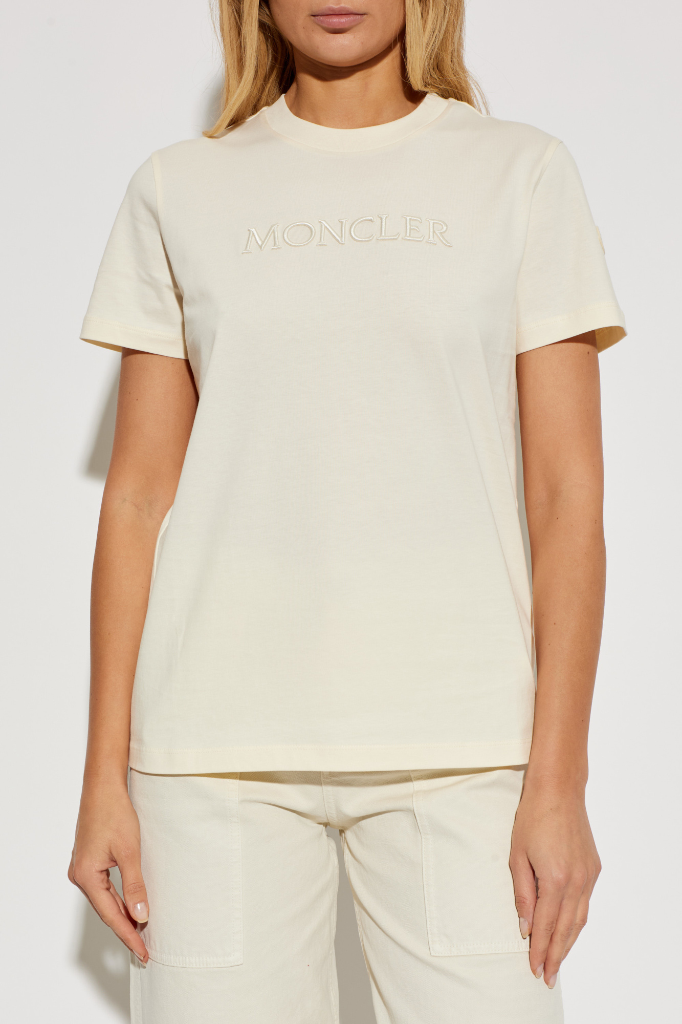 Moncler T-shirt with logo | Women's | Vitkac